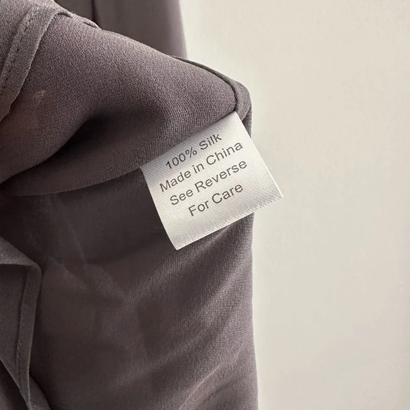 100% Silk Ruffled Dress - Picture 10 of 10